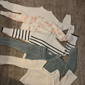 Sincerely Jules Women's Sweaters - Cream, Pink, Blue, Gray